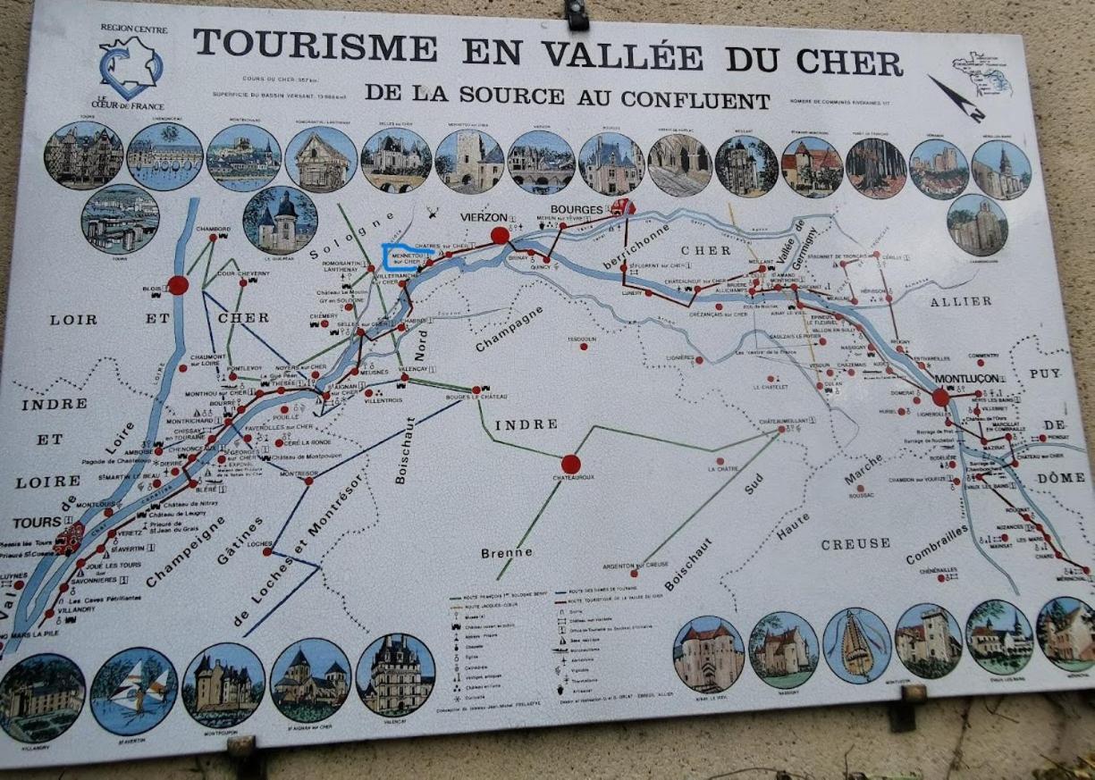 L'Echappee En Sologne Villa Mennetou-sur-Cher Kültér fotó